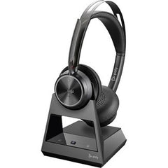 Voyager Focus 2 Office USB-A (Plantronics) - Bluetooth Dual-Ear (Stereo) Headset with Boom Mic