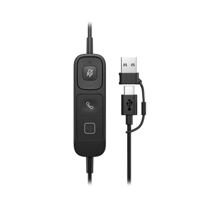 Mission 425 Stereo USB Headset | USB-C | USB-A Adapter – C01B6AA#AC3