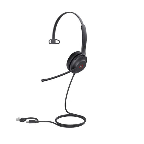 Yealink UH37 Mono Microsoft Teams Corded USB-C/A Headset - 1308142